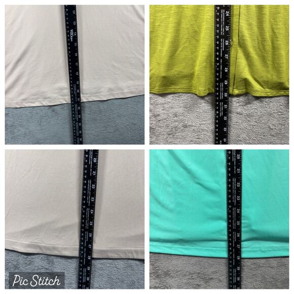 Susan Graver Liquid Knit Top Lot Tanks Blouses Modern Essentials Size 1X G316 - Picture 12 of 15